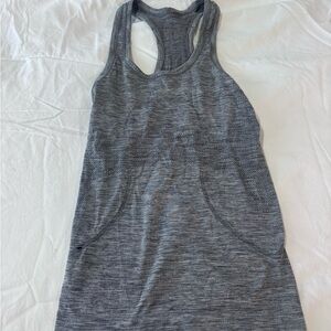 Lulu Gray Racerback Tank